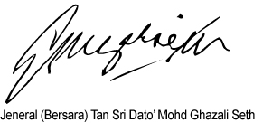 Jeneral (Bersara) Tan Sri Dato’ Mohd Ghazali Seth